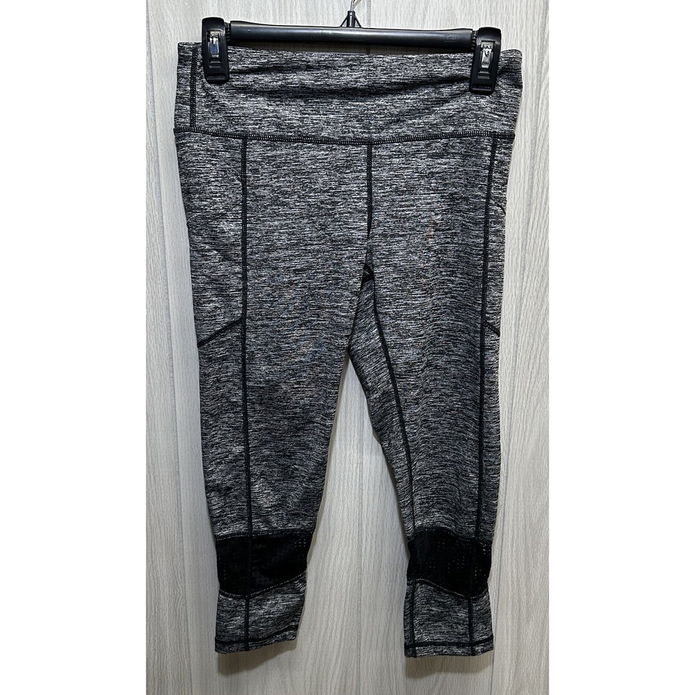 MONO B Women's (Size M) Pull On Athletic Yoga Pant Legging Stretch Calf Accent